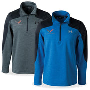 C7 Corvette Under Armour Expanse Quarter Zip : Blue, Stealth Gray