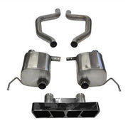 Corvette CORSA Sport Exhaust System - Polygon Tips - Black : C7 ZR1