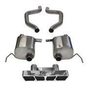 Corvette CORSA Sport Exhaust System - Polygon Tips - Polished : C7 ZR1