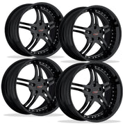 Corvette Custom Wheels - WCC 946 EXT Forged Series (Set) : Gloss Black