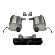 Corvette Exhaust - CORSA Xtreme Valve-Back Performance Exhaust System - Black Poly Tip : C7 Stingray