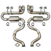 Corvette Exhaust System - MRT - Quad Axleback : 1997-2004 C5 & Z06