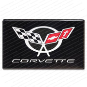 Corvette Gloss Domed Decal - 5 7/8" x 3 5/8" : 1997-2004 C5