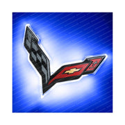 Corvette Illuminated LED Rear Emblem - Carbon Flash - ORACLE™ : C7 Stingray, Z51, Z06, ZR1