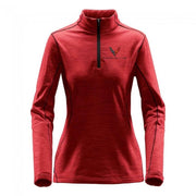 Corvette Next Generation Ladies Quarter-Zip : Rasberry