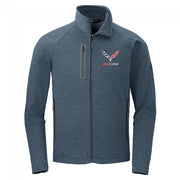 Corvette North Face® Canyon Flats Fleece Jacket - Urban Navy Heather : C7 Z06