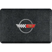 Corvette Premium Garage Floor Mat - 32" x 20" - Mosaic Onyx : C4 1984 -1996