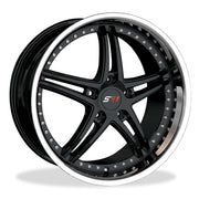 Corvette SR1 Performance Wheels - BULLET Series : Black Center w/Polished Lip