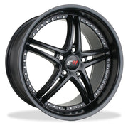 Corvette SR1 Performance Wheels - BULLET Series : Semi Gloss Black