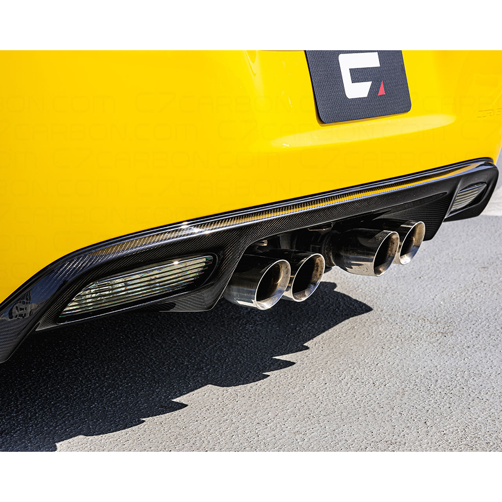 Corvette Rear Diffuser OEM Style - Carbon Fiber : 2005-2013 C6,Z06,ZR1 ...