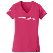 C8 Corvette Ladies New Era Gesture T-Shirt : Pink