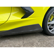 C8 Corvette 5VM Wet Carbon Fiber Side Skirts : 2020-2024 C8 Base, Z51