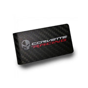 C7 Corvette Racing Jake Skull Carbon Fiber Money Clip - Black