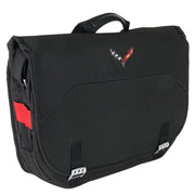 Corvette Messenger Bag with C7 Cross Flags Logo : C7 Stingray