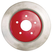 Corvette Brake Rotor Hub Covers - Red (Set) : 2005-2013 C6 Non-Z51