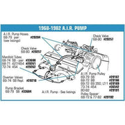 Corvette A.I.R. Pump - L82 - Rebuilt: 1980