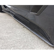 Corvette Side Skirts - Carbon Fiber Overlay : C7 Stingray, Z06, Grand Sport