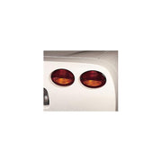 Corvette European Taillight Red Amber Lens - Right : 1997-2004 C5 & Z06