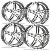 Corvette SR1 Performance Wheels - BULLET Series (Set) : Chrome