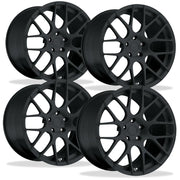 Corvette Custom Wheels - WCC 737 Monobloc Forged Series (Set) : Satin Black