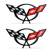 Corvette Domed Decal 2.375" x 1.17” - Set of 2 : 1997-2004 C5 Logo