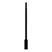 Corvette Shorty Radio Antenna - Hardtop/FRC - Black : 1997-2004 C5 & Z06