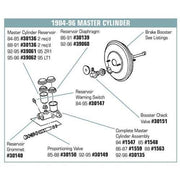 Corvette Brake Booster. Except ZR1 - Remanufactured: 1992-1996