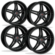 Corvette SR1 Performance Wheels - BULLET Series (Set) : Gloss Black