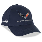 C7 Corvette Stingray - Chino Cap Embroidered : Navy Blue