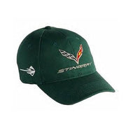 C7 Corvette Stingray - Chino Cap Embroidered - USA Made : Green