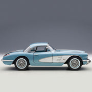 C1 Corvette - Die Cast 1:18 - Silver Blue : 1958 C1