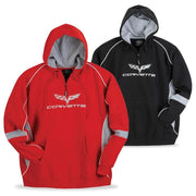 Corvette Sweatshirt Hoodie - Quarter-Zip : 2005-2013 C6