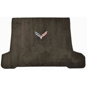 C7 Corvette Stingray Cargo Mat Coupe - Lloyds Mats Brownstone with C7 Crossed Flags