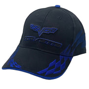 C6 Corvette - Embroidered Bad Vette Hat/Cap : Blue