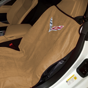 C8 Corvette Seat Armour Seat Cover/Seat Towels - Tan : Stingray, Z51