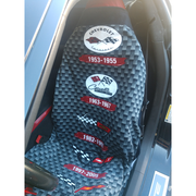 Corvette Generations Towel 2 Go- Seat Cover/Towel : Black