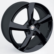 Corvette GM 5-Spoke - Black Chrome Wheel Exchange : C7 Stingray