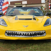 Corvette Shark Tooth Front Grille Stainless Steel Overlay : C7 Stingray, Z51 2014-15