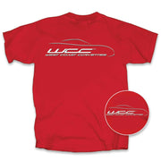 Corvette T-Shirt West Coast Corvette : Red