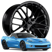 Corvette Wheel - 2009 ZR1 Style Reproduction : Gloss Black