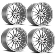 Corvette Wheels - Cray Mako (Set) : Titanium Silver with Mirror Face