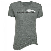 C8 Corvette Gesture T-Shirt - Women's : Graphite