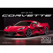 Corvette 16 Month 2021 Calendar