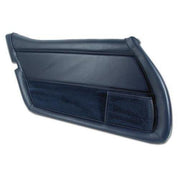 Corvette Leather Door Panel. Dark Blue LH: 1978-1981