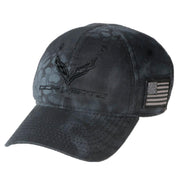 C7 Corvette Camo Hat with USA Flag - American Legacy Collection