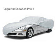 Corvette Car Cover - Autobody Armor - C6 Flags Logo & Corvette Letters - Grey : C6 2005-13