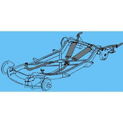 Corvette Exhaust System. High Horsepower W/Crossover Oval Mufflers: 1959-1960