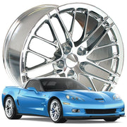 Corvette ZR1 Chrome Wheel & Michelin Tire Package : 2005-2013 C6,Z06,ZR1,Grand Sport