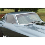 Corvette Door Glass. Clear Convertible RH: 1963-1967