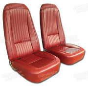 Corvette Vinyl Seat Covers. Firethorn: 1976